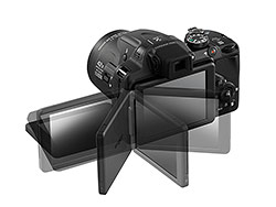 Otočný a výklopný displej u Nikon Coolpix P520